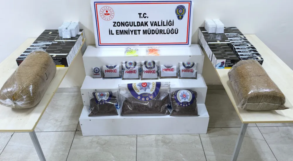 Zonguldak Emniyet Müdürlüğü  Narkotik operasyon gerçekleştirdi.
