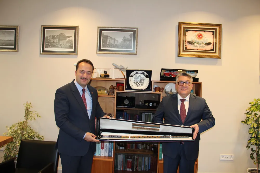 Rektör Özölçer’den, Cumhurbaşkanlığı Personel ve Prensipler Genel Müdürü Şentürk’e Ziyaret