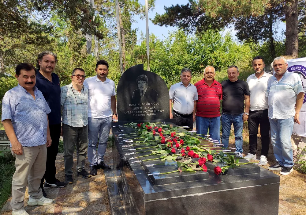 ŞEMSİ DENİZER, KABRİ BAŞINDA ANILDI